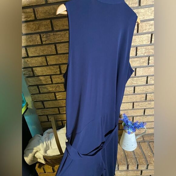 Ralph Lauren 3x navy‎ blue jumpsuit with belt - Picture 3 of 7